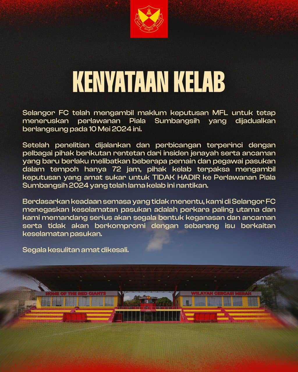 Piala Sumbangsih Sejarah Perlawanan 2024