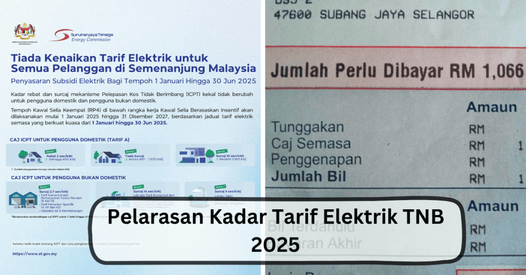 Pelarasan Kadar Tarif Elektrik Tnb