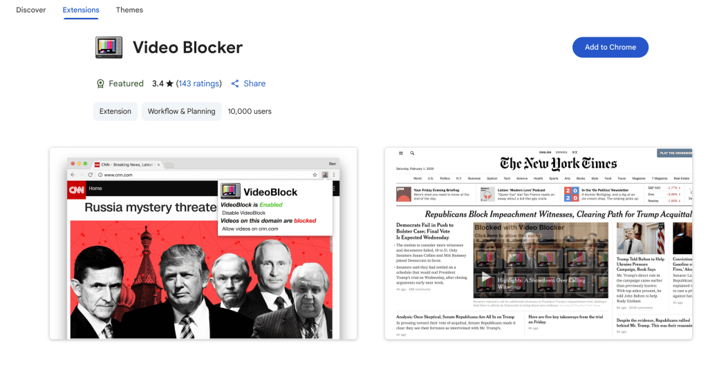 block video youtube