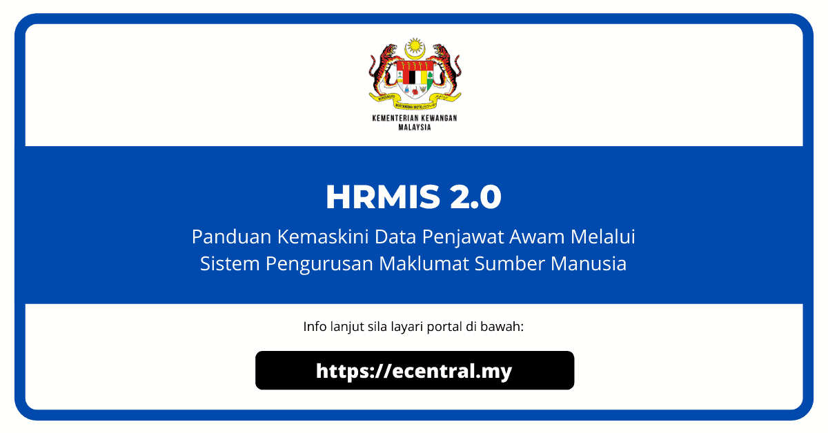 Login Hrmis 2 0 Sistem Pengurusan Maklumat Sumber Manusia