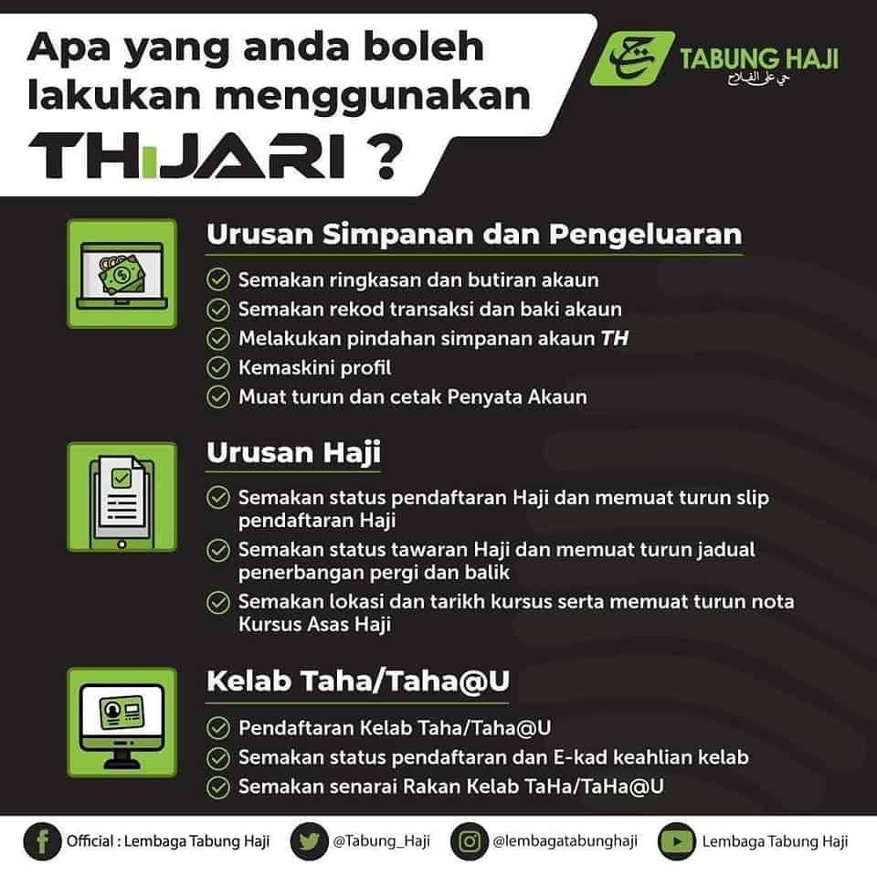 Online tabung haji Portal Tabung
