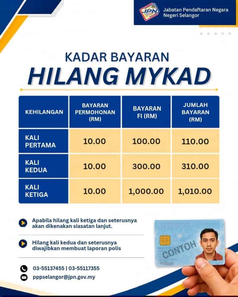 MYKAD IC HILANG