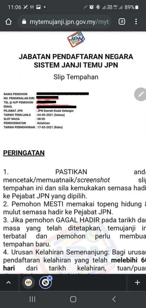 Pejabat pendaftaran kuala terengganu