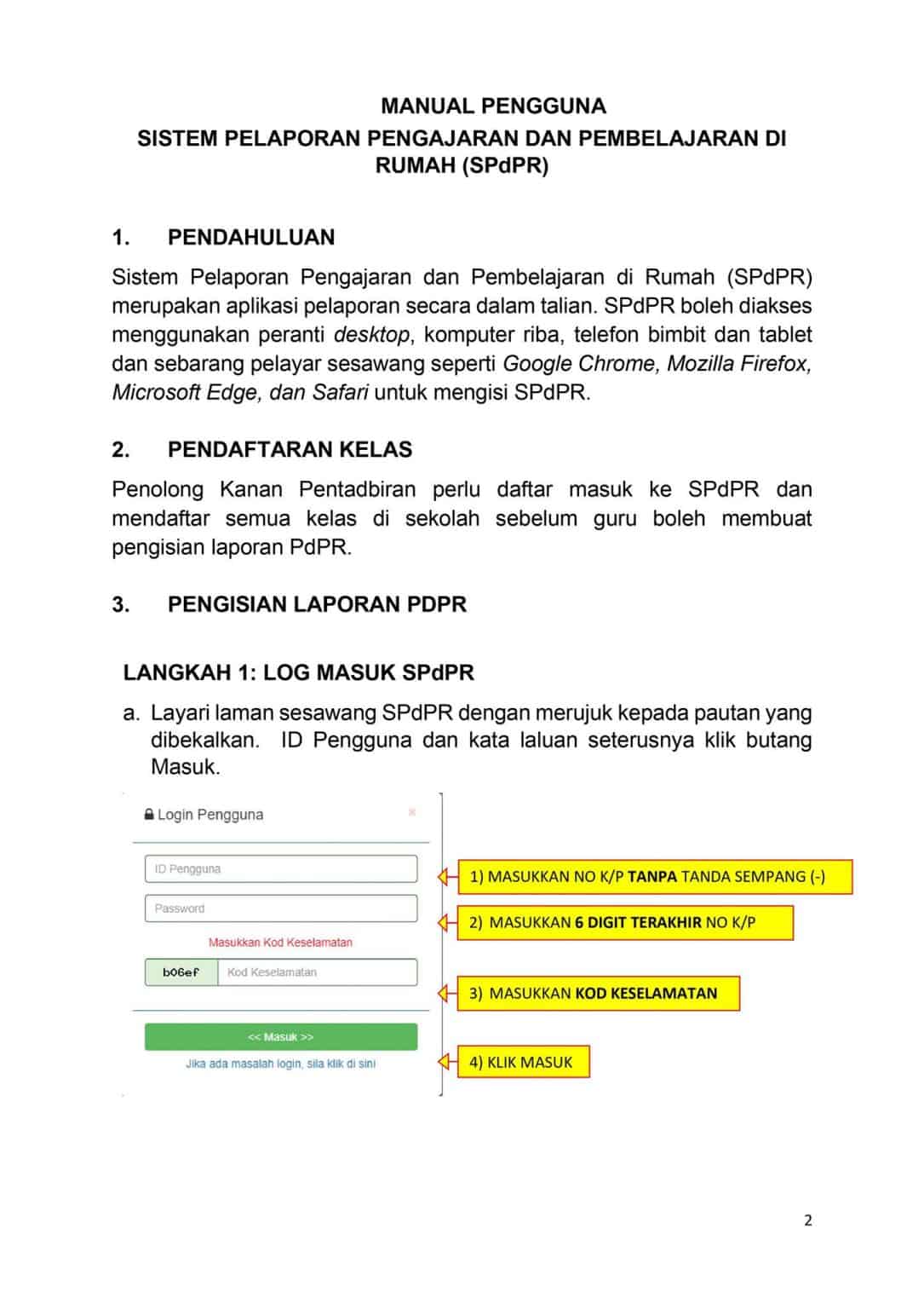 SPdPR KPM: Sistem Pelaporan PdPR Standard Untuk Guru Setiap Negeri