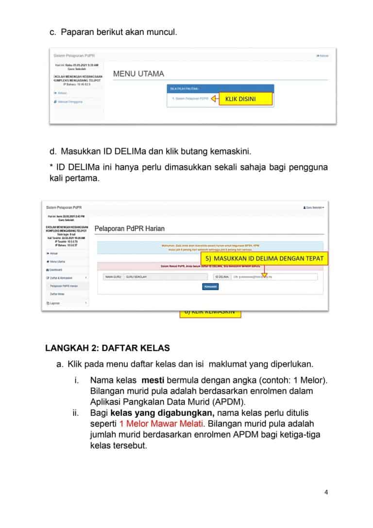 SPdPR KPM: Sistem Pelaporan PdPR Standard Untuk Guru Setiap Negeri