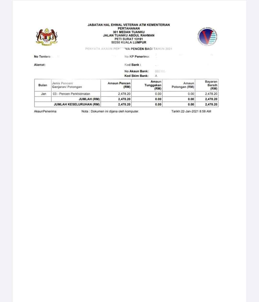 Jadual Pembayaran Pencen Atm 2017 : Jadual dan tarikh gaji ...