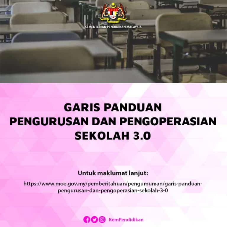 Garis Panduan Pengurusan Dan Pengoperasian Sekolah 3.0 (Muat Turun)