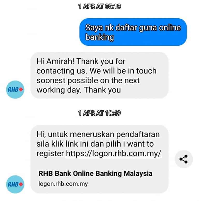 RHB Online Banking : Login, Pendaftaran & Pengaktifan Kali Pertama