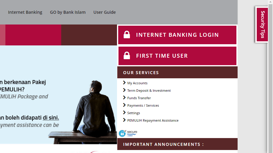 Banking bank online islam biz businessONLINE