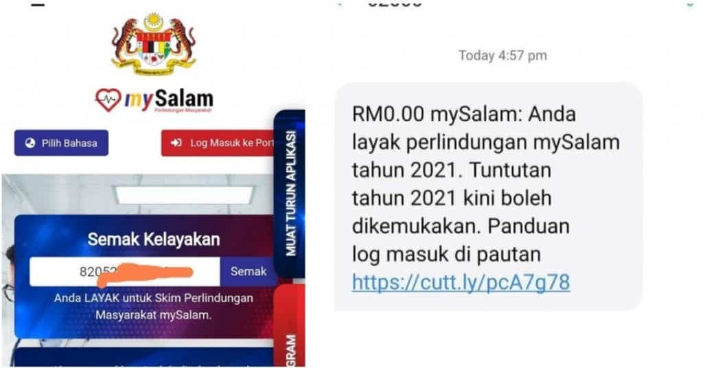 Mysalam B40 M40 Permohonan Semakan Status Proses Tuntutan