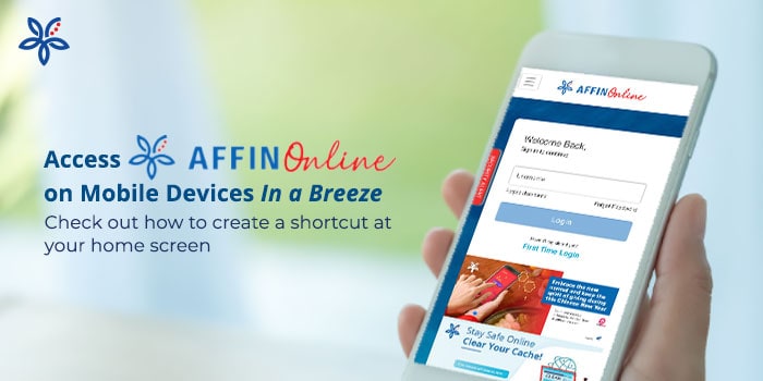 Banking online affin Savings Account