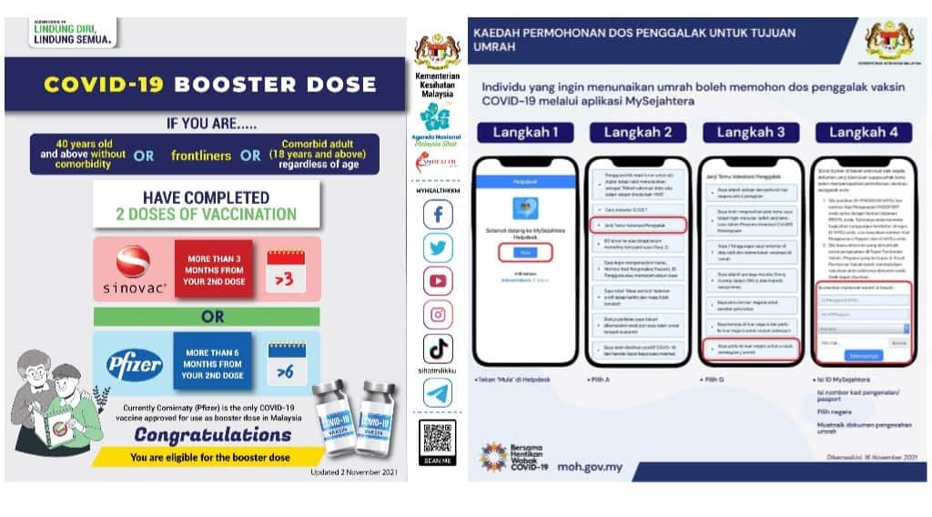 Mysejahtera booster dose