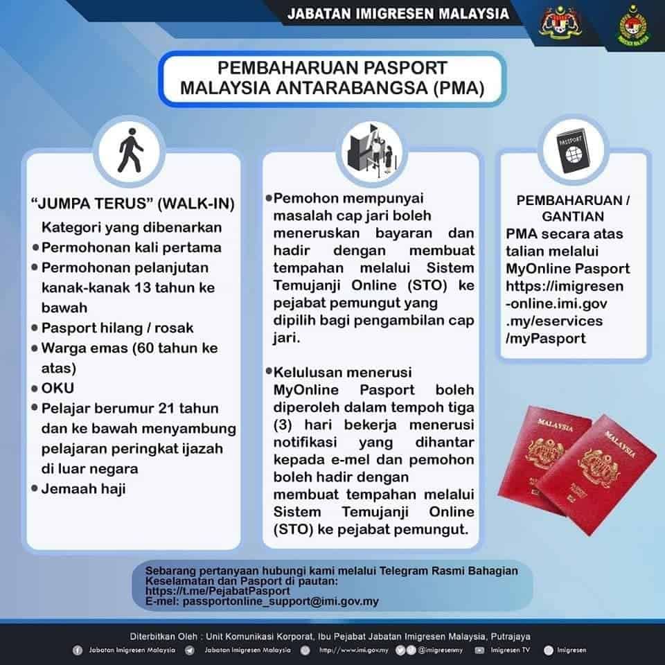 renew pasport malaysia online