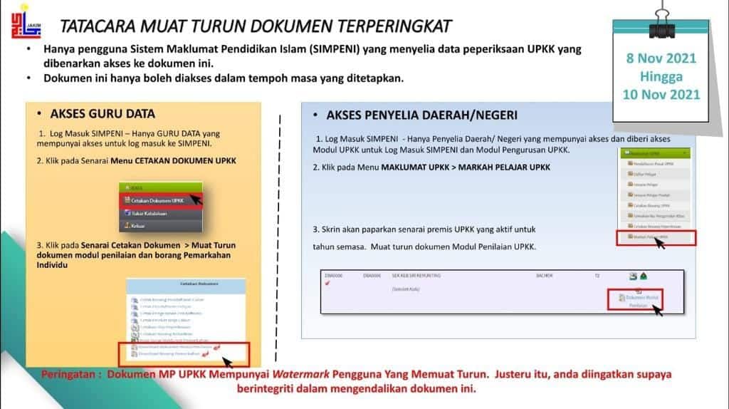 Portal Simpeni Login Muat Turun Dokumen Mpkafa 2022 Jakim