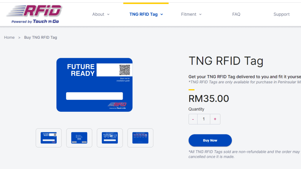 RFID Touch N Go: Cara Pengaktifan & Pemasangan Tag Pada Kenderaan