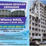 rumah sewa mais shah alam