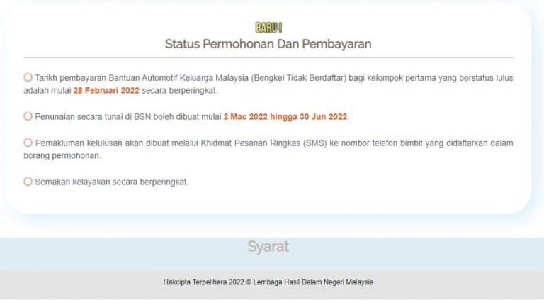 bantuan automotif keluarga malaysia 2022