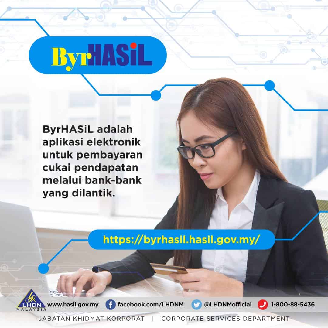 ByrHASIL: Cara Bayar Cukai Pendapatan LHDN Secara Online