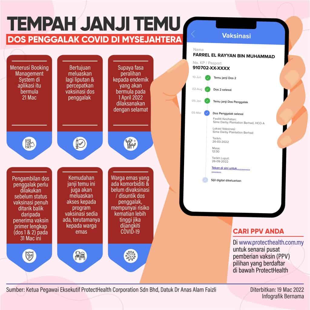 Pahang daftar vaksin SAVE 3.0: