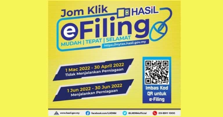 EzHASiL: Panduan Isi E-Filing Cukai Pendapatan Untuk Kali Pertama