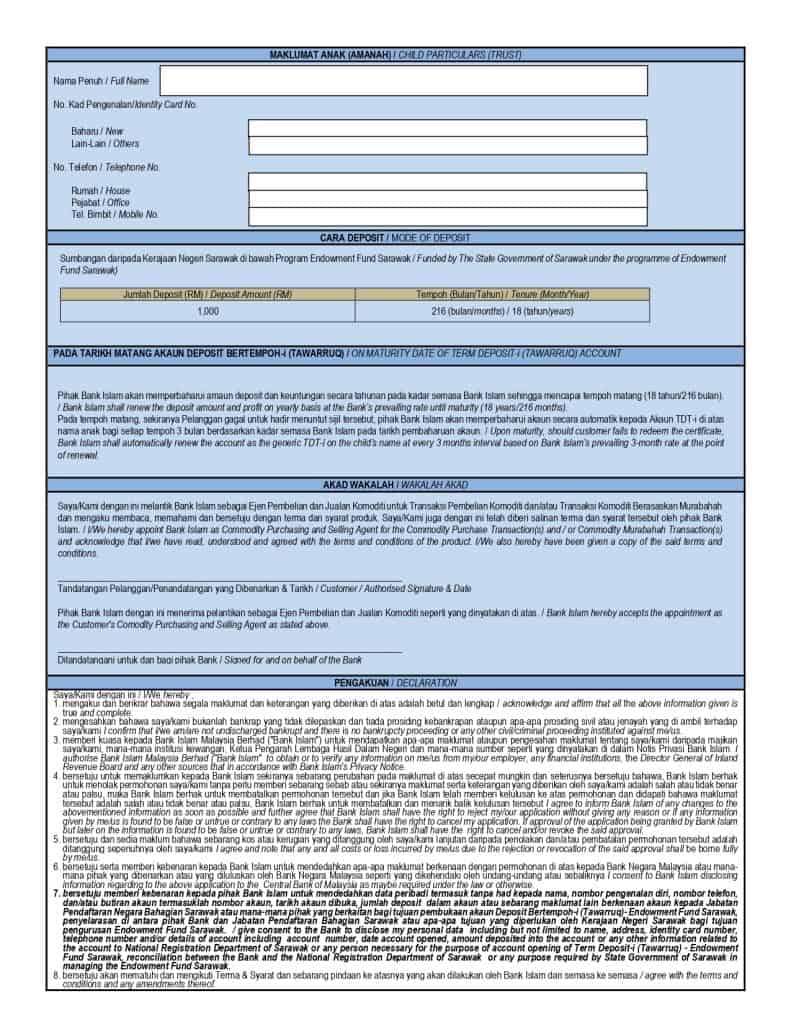 endowment fund sarawak