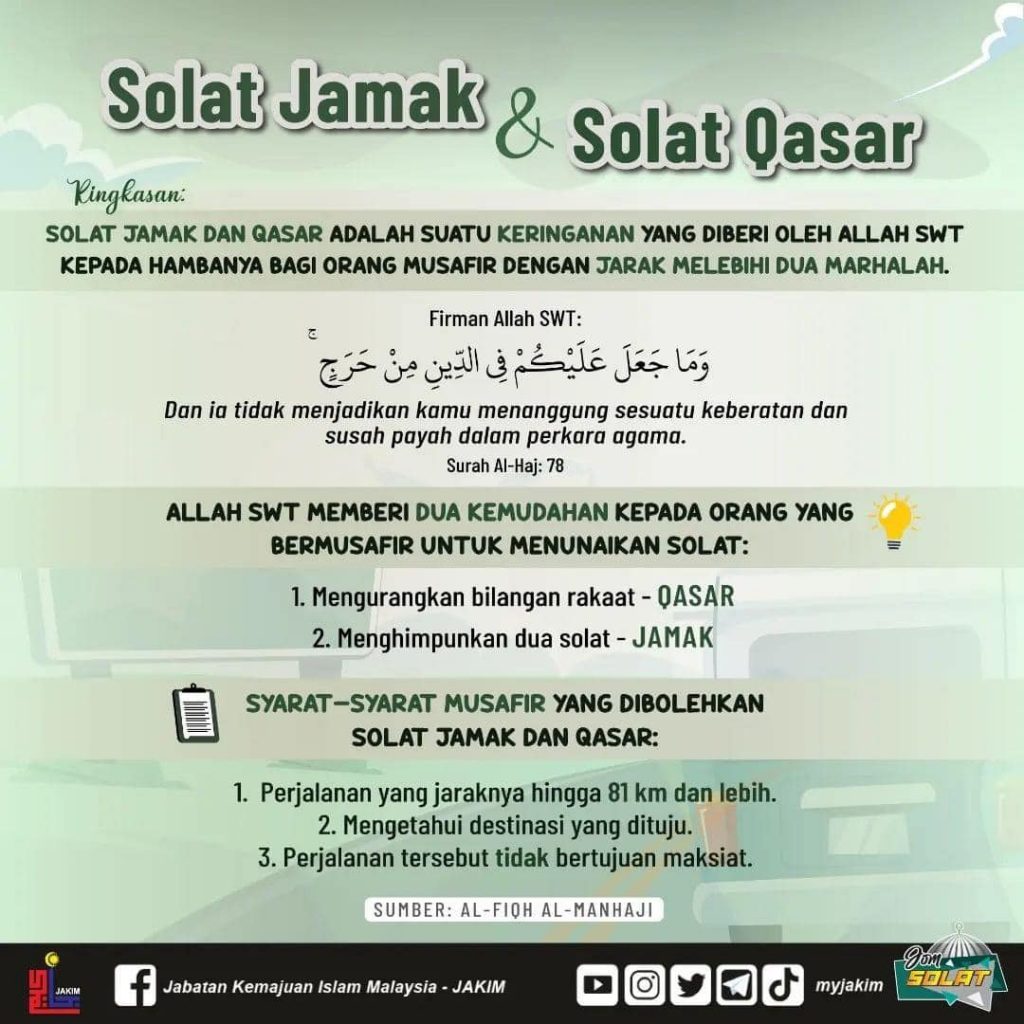 cara solat jamak maghrib dan ishak