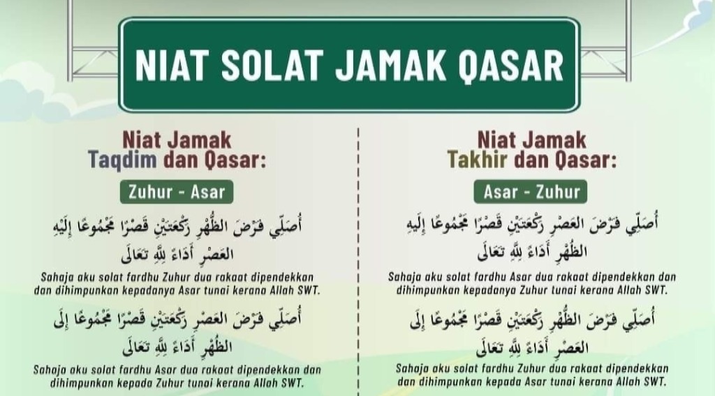 Apakah Hukum Solat Jamak Dan Qasar