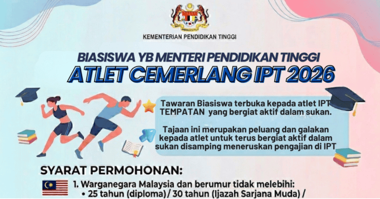 biasiswa yb menteri pendidikan tinggi
