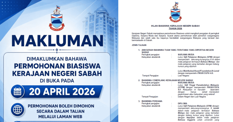 biasiswa kerajaan negeri sabah