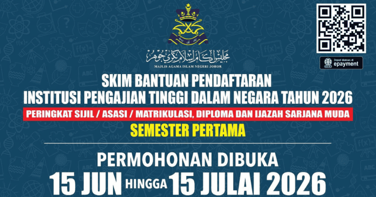 skim bantuan pendaftaran ipt