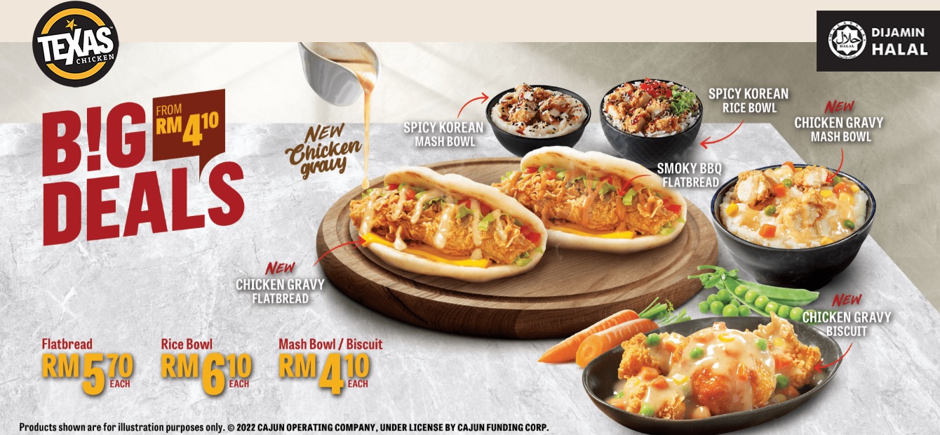 Menu Texas Chicken Malaysia & Promosi Terkini 2022