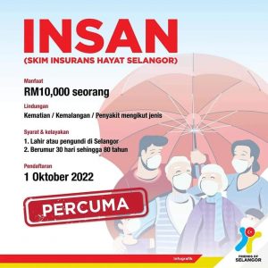 Skim Insurans Hayat Selangor (insan) : Pendaftaran & Semakan