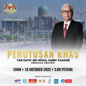 perutusan khas perdana menteri 10 oktober 2022