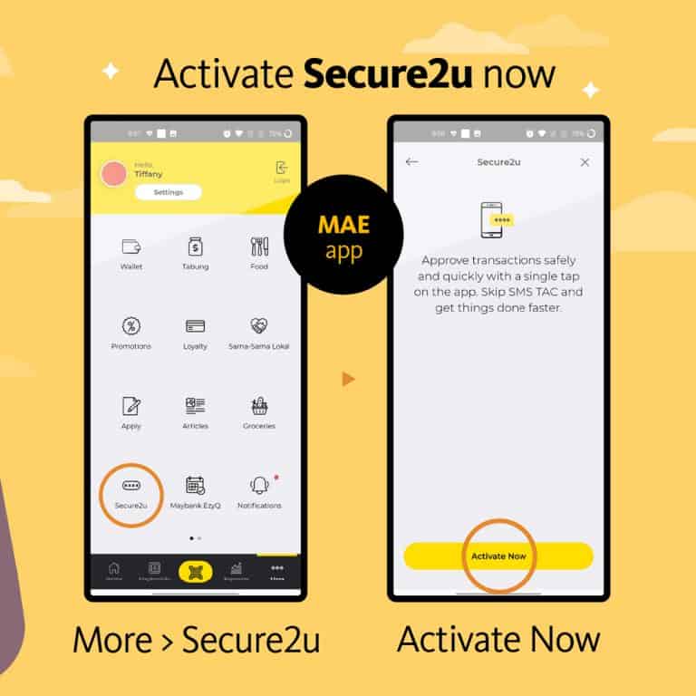 Maybank Secure2u : Cara Pengaktifan & Pengesahan Transaksi