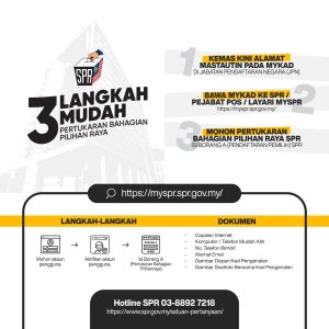 tukar alamat spr