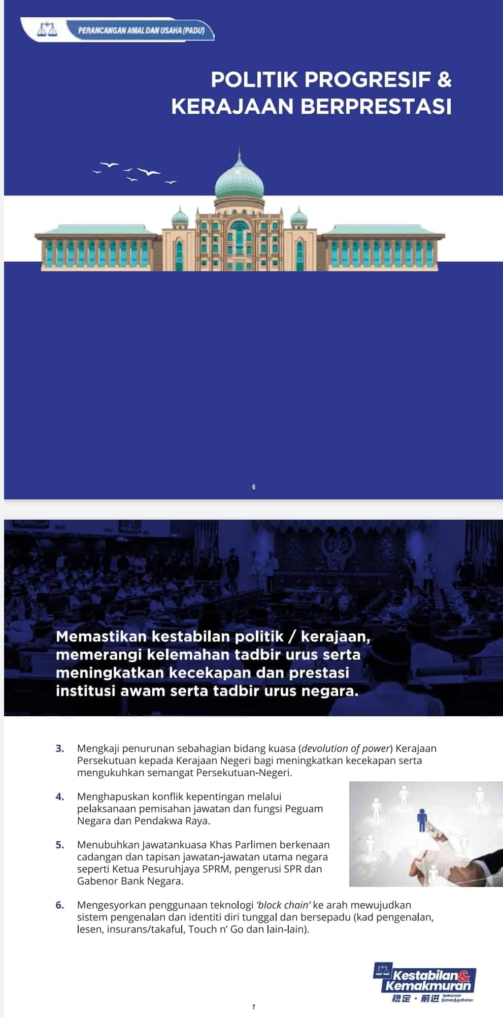 Manifesto Barisan Nasional (BN PADU) Untuk PRU15