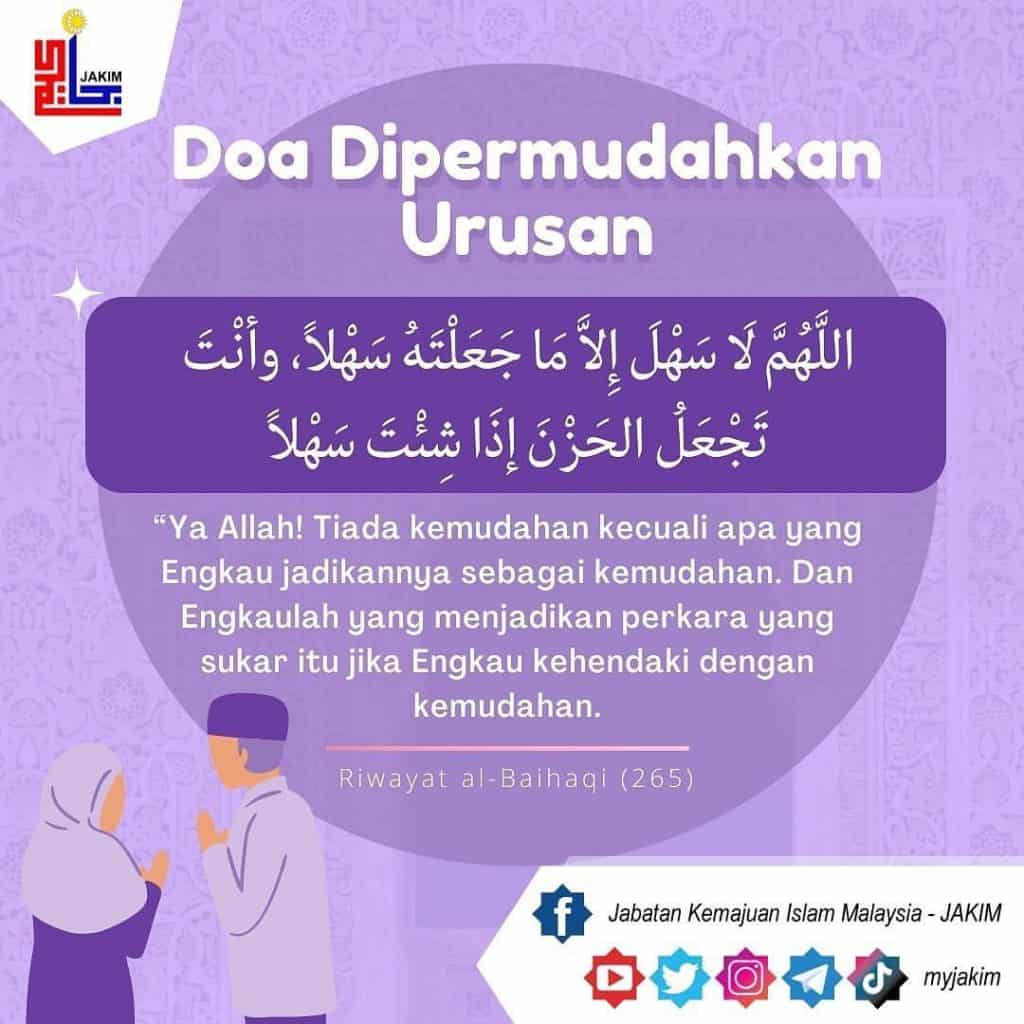 Doa Dipermudahkan Urusan JAKIM