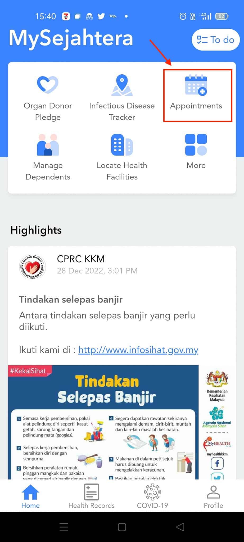 Temujanji Ujian Saringan HIV Pra Perkahwinan Di MySejahtera