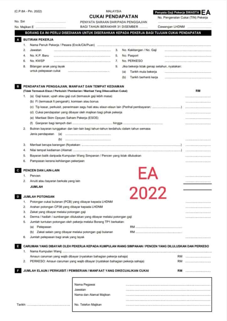 5 Persediaan E Filing 2023   Borang Ea 2022 723x1024 