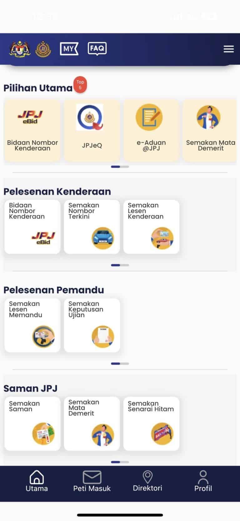 MyJPJ : Renew Lesen Memandu Online & Roadtax Digital