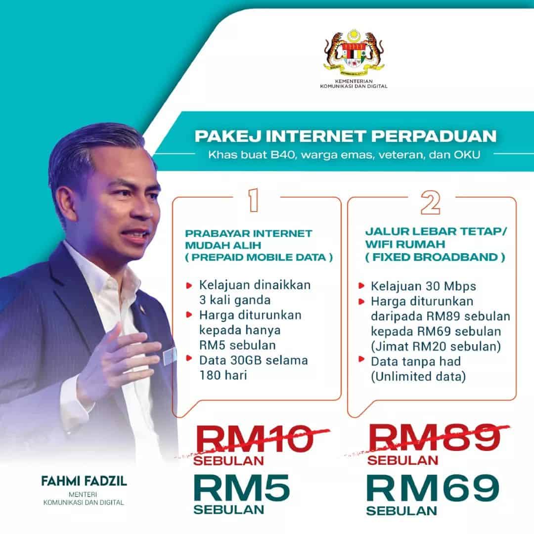 Pakej Perpaduan Prabayar Internet Mudah Alih 2023