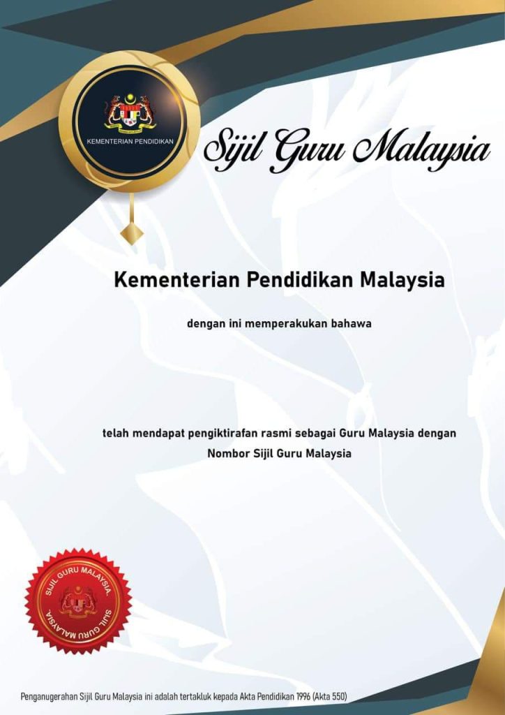sijil guru malaysia