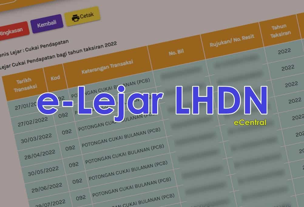 e-lejar-lhdn-semakan-transaksi-percukaian