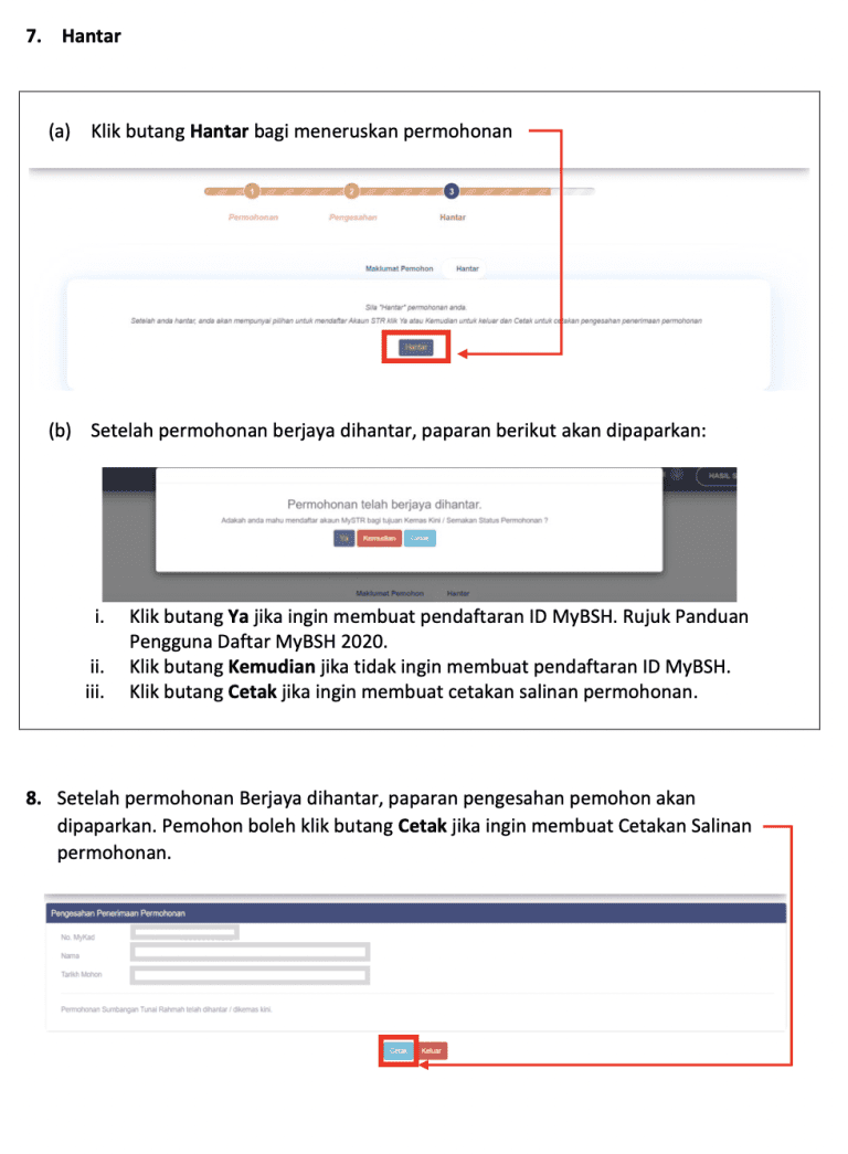 Bantuan Tunai Rahmah (STR 2023) - Semakan Status & Bayaran