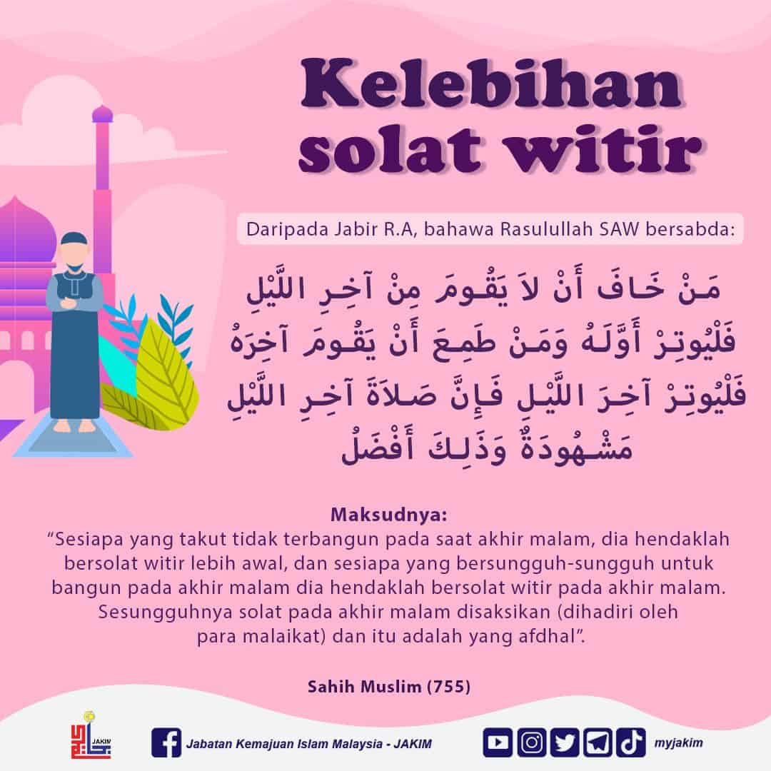 Niat Solat Witir Homecare24