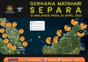 gerhana matahari malaysia april 2023