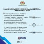 Takwim Sekolah KPM Kembali Bermula Bulan Januari Pada 2026