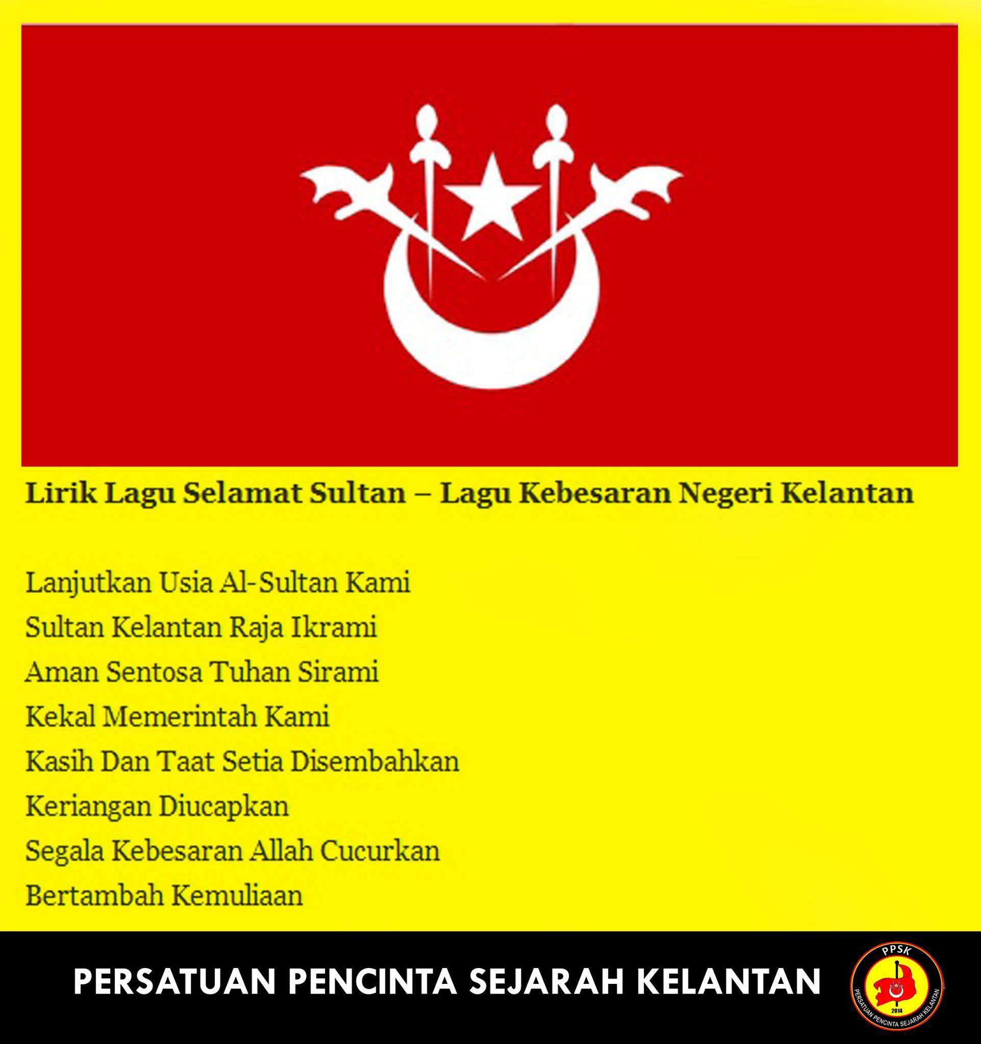 Lagu Negeri Kelantan: Sejarah, Lirik, Audio & Video