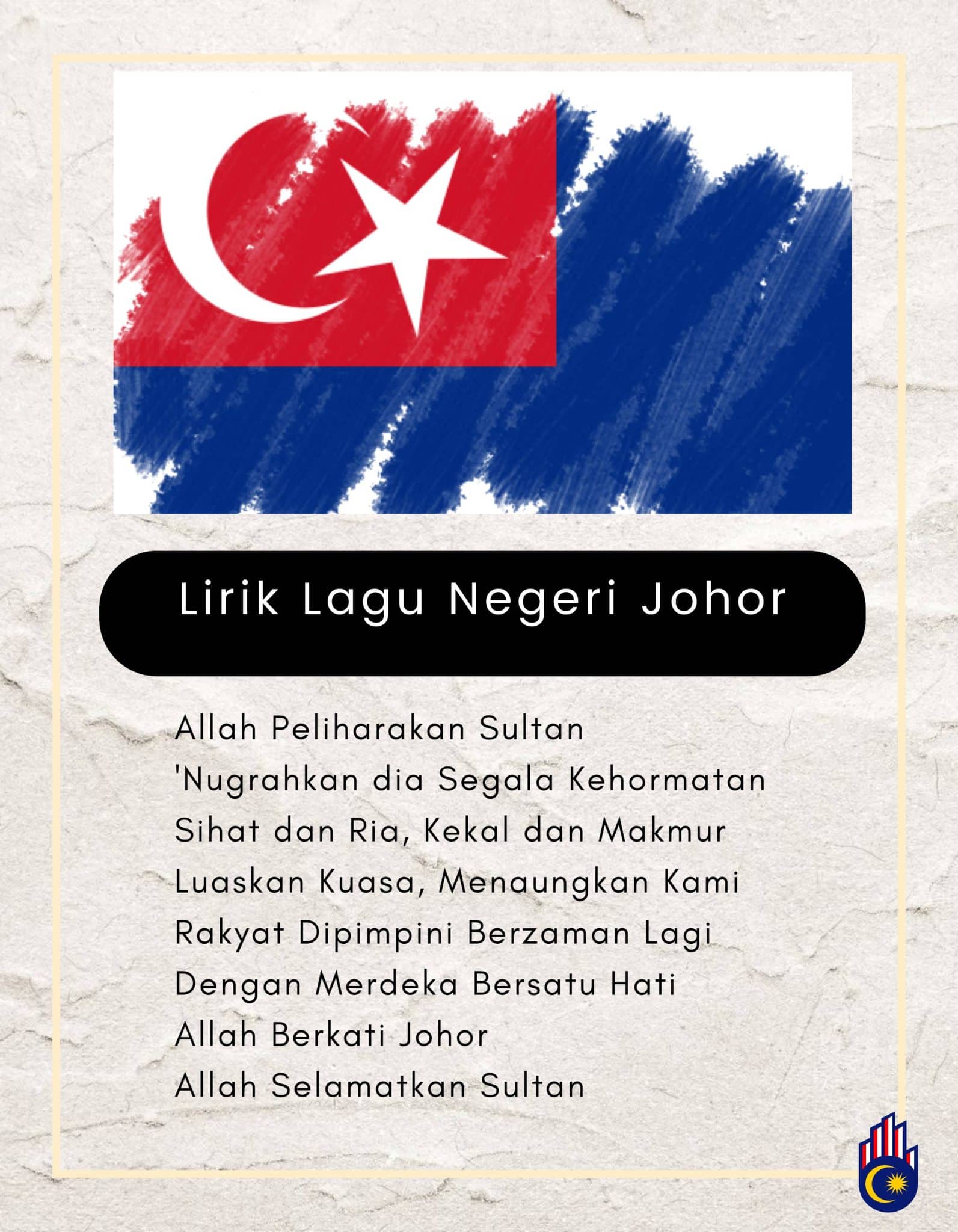 Lagu Negeri Johor Lirik Audio Video And Sejarah