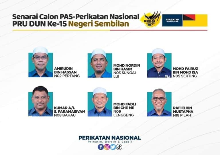 PRN Negeri Sembilan: Senarai Calon & Kerusi Tumpuan